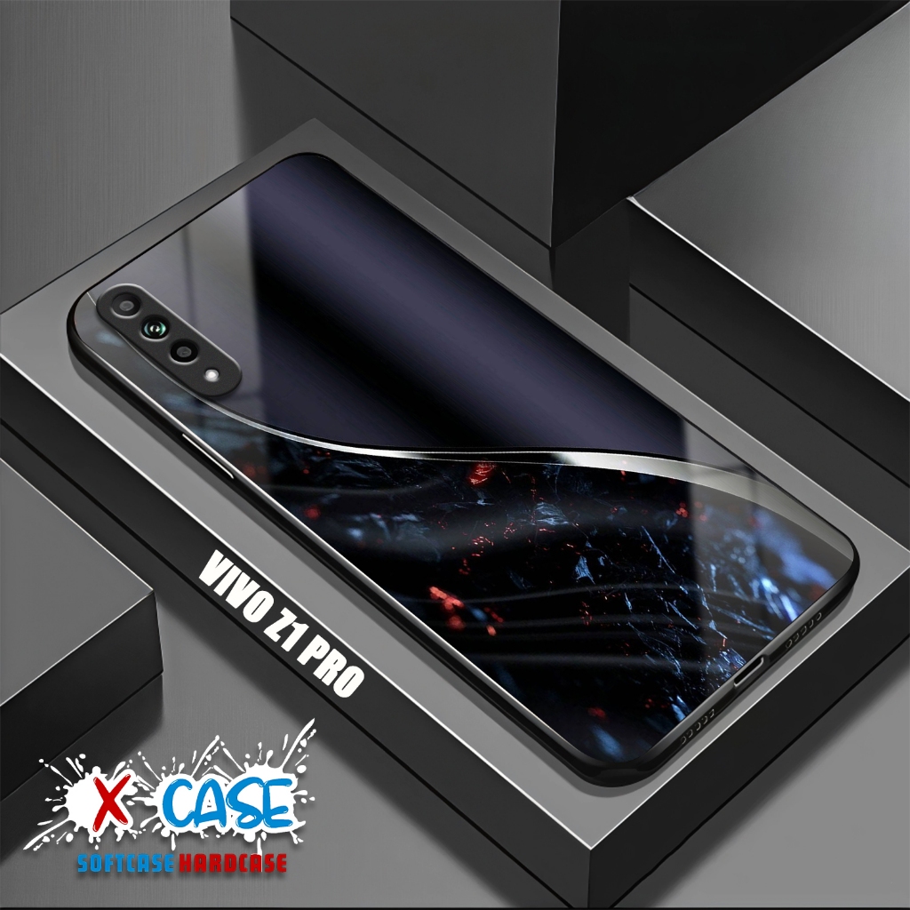 Softcase  Vivo Z1 Pro Casing Glossy Vivo Z1 pro Vivo 1951 1918 Case kaca - Kesing Kaca Kilau - Casin