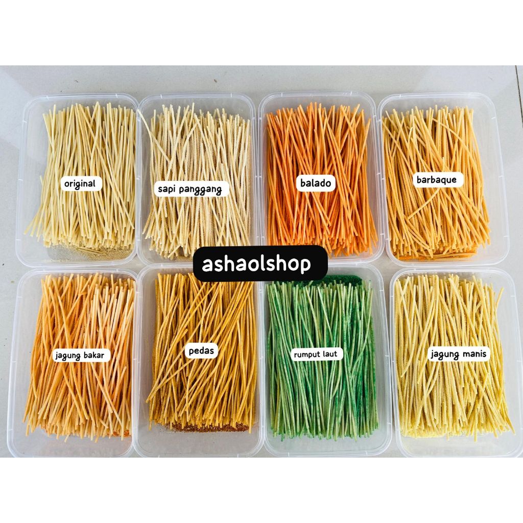 

mie lidi kemasan box 500ml aneka rasa ready varian rasa pedas/original/keju balado/barbaque/sapi panggang/rumput laut/jagung bakar/jagung manis free packing kardus