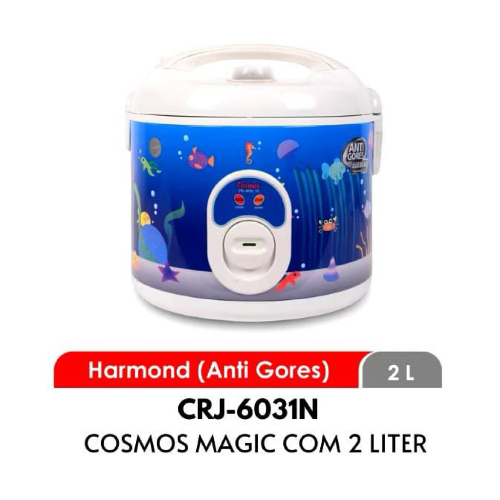 magicom cosmos anti gores harmond 2 liter penanak nasi