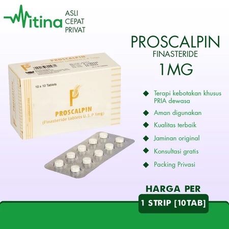 PROSCALPIN 1MG ANTI BOTAK PRIA / PROSCALPIN 1MG ANTI BOTAK PRIA