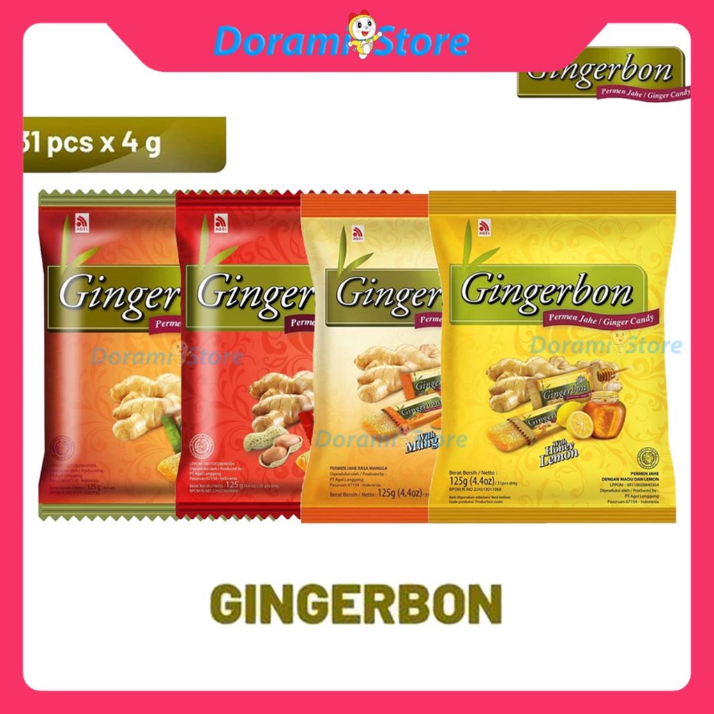 

Permen Kapal Api Gingerbon 125gr Isi 31pcs/ Permen Jahe Lunak
