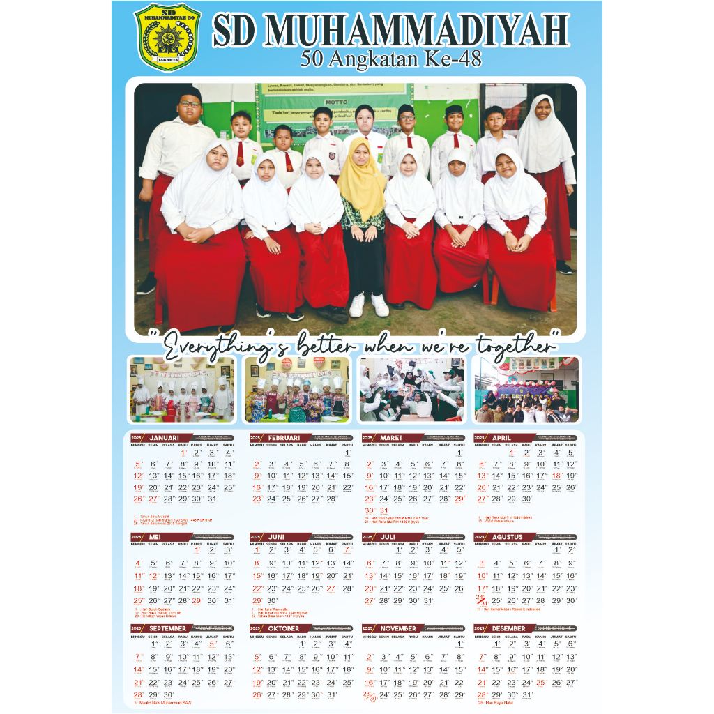 

Kalender Dinding 2025 Custom Tema
