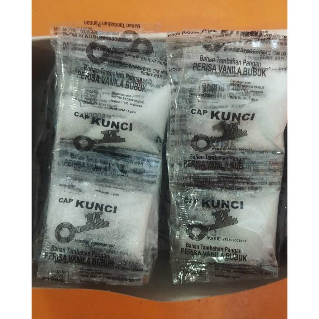 

ISI 10PCS VANILLI CAP KUNCI PENYEDAP RASA & AROMA | VANILI