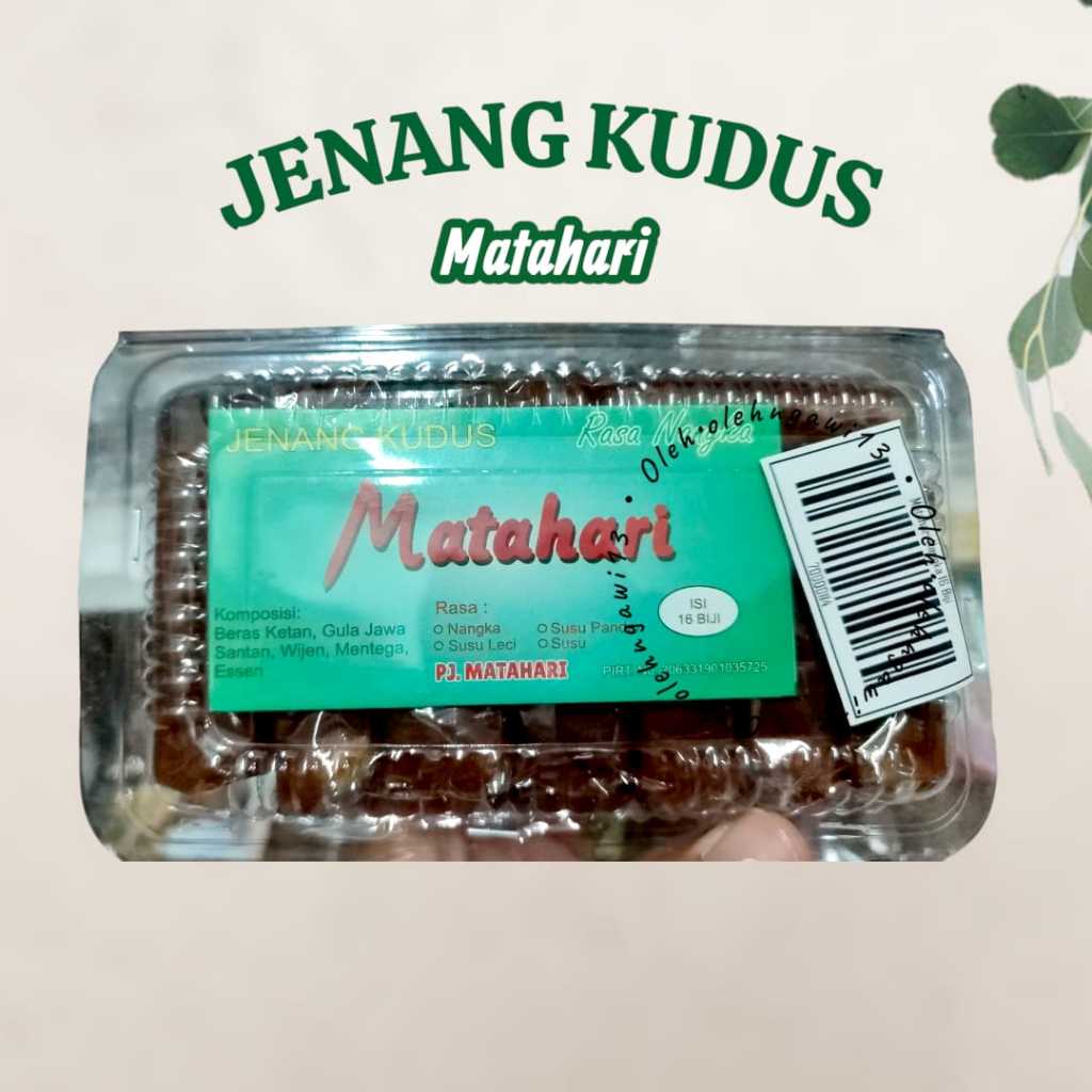 JENANG KUDUS PRODUKSI MATAHARI , JENANG KUDUS