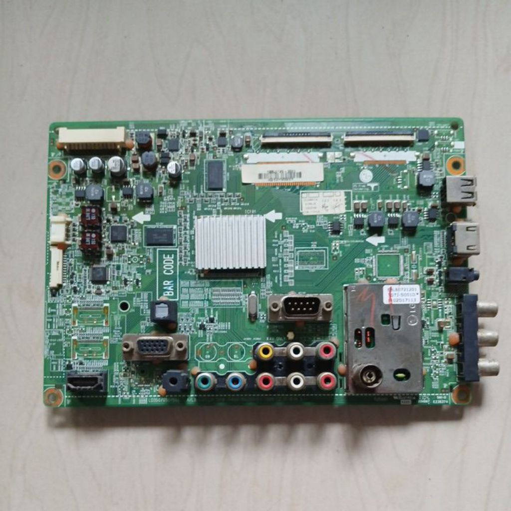 mb mainbord tv led LG 32LD450 Soket dua