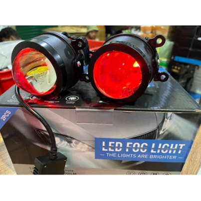 Bilend Folampu Projector 3 inch Lampu Kabut IDM 3Warna 50 Watt