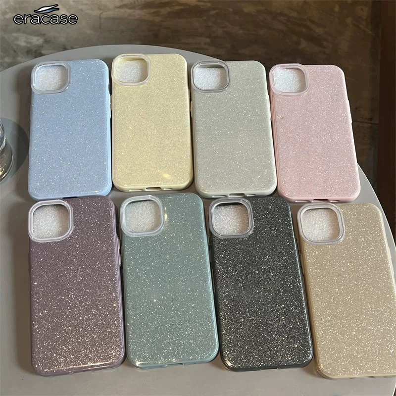 ERACASE Seri 17 Casing Case Stardust Glitter Compatible For Iphone 7 8 7+ 8+ X Xs Xr 11 12 13 14 15 