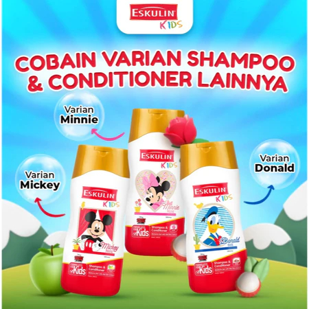 Eskulin Kids Shampoo & Conditioner 200ml / Eskulin Kids Shampoo