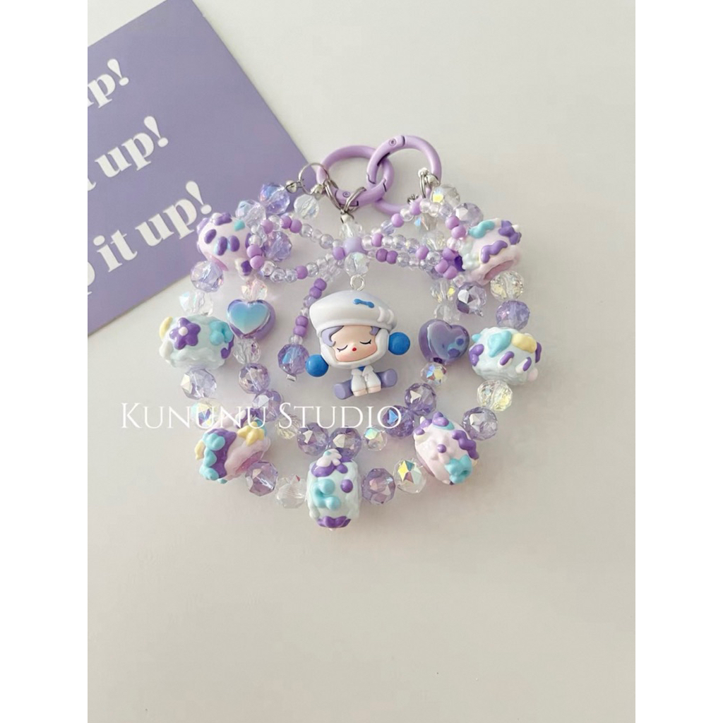 Skullpanda Phone Strap - Beads