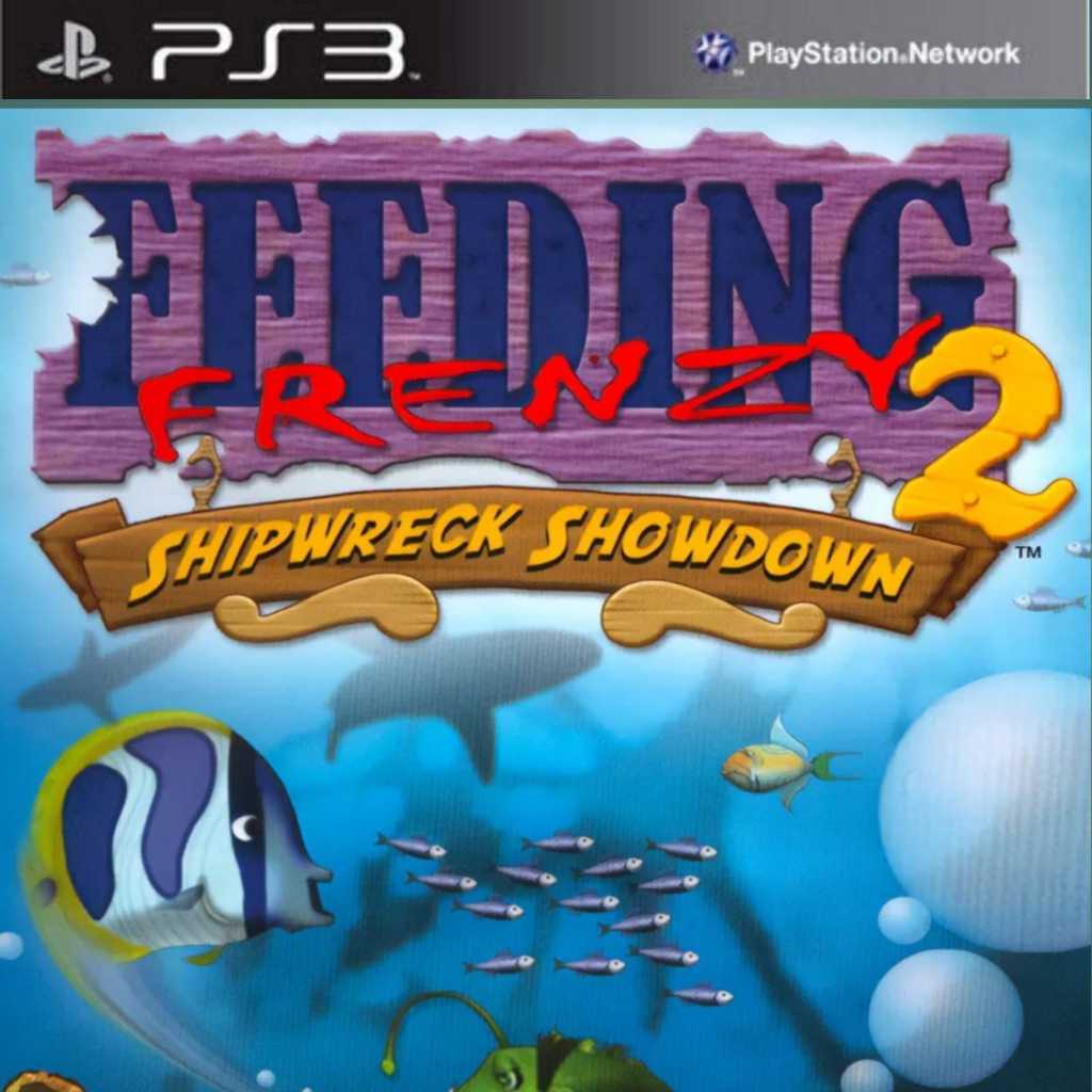 DVD game ps3 hen/cfw FEEDING FRENZY 2 SHIPWRECK SHOWDOWN