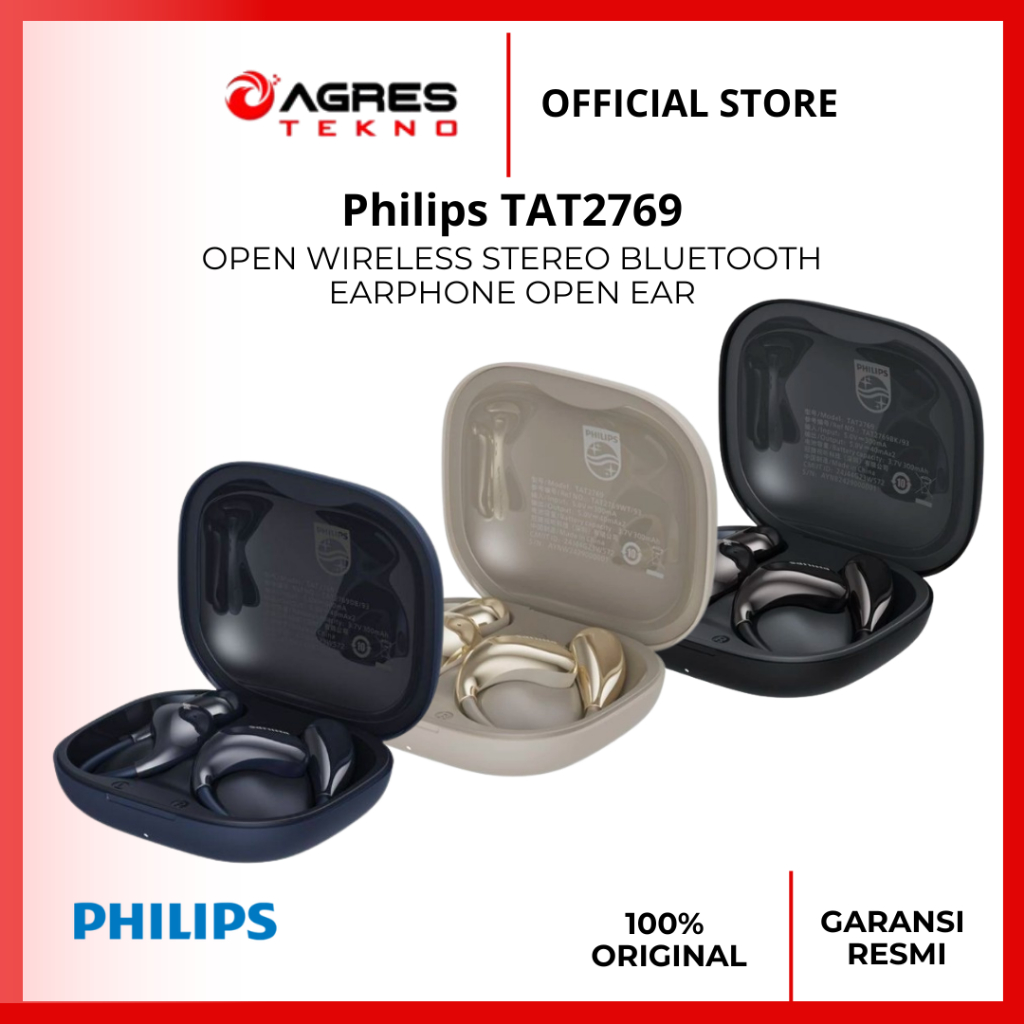 Philips TAT2769 Open Wireless Stereo Bluetooth Earphone Open Ear