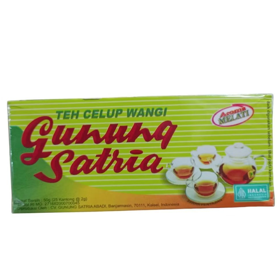 

Teh Celup Gunung Satria Aroma Melati Isi 25 pcs Kantong Tea Bags