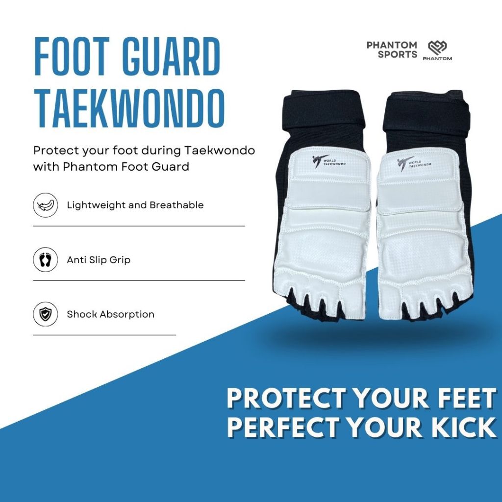 FOOT PROTECTOR TAEKWONDO - SARUNG KAKI TAEKWONDO - PELINDUNG KAKI TAEKWONDO