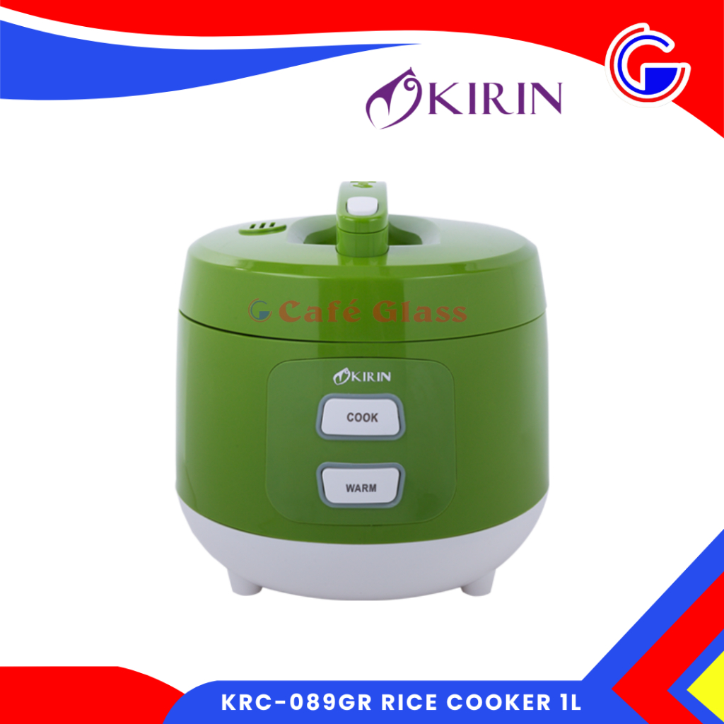Kirin Rice Cooker Krc-089Gr 1L I Magic Com Mini Serbaguna I Penanak Nasi Portable
