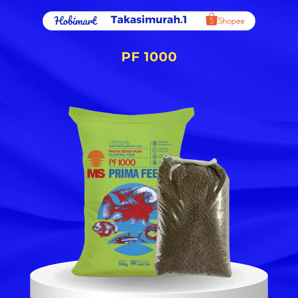 PF 1000 - PAKAN PELET IKAN 1kg