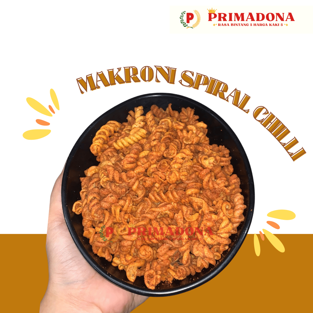 

MAKARONI SPIRAL CHILI JUAL KILOAN 250GR 500GR