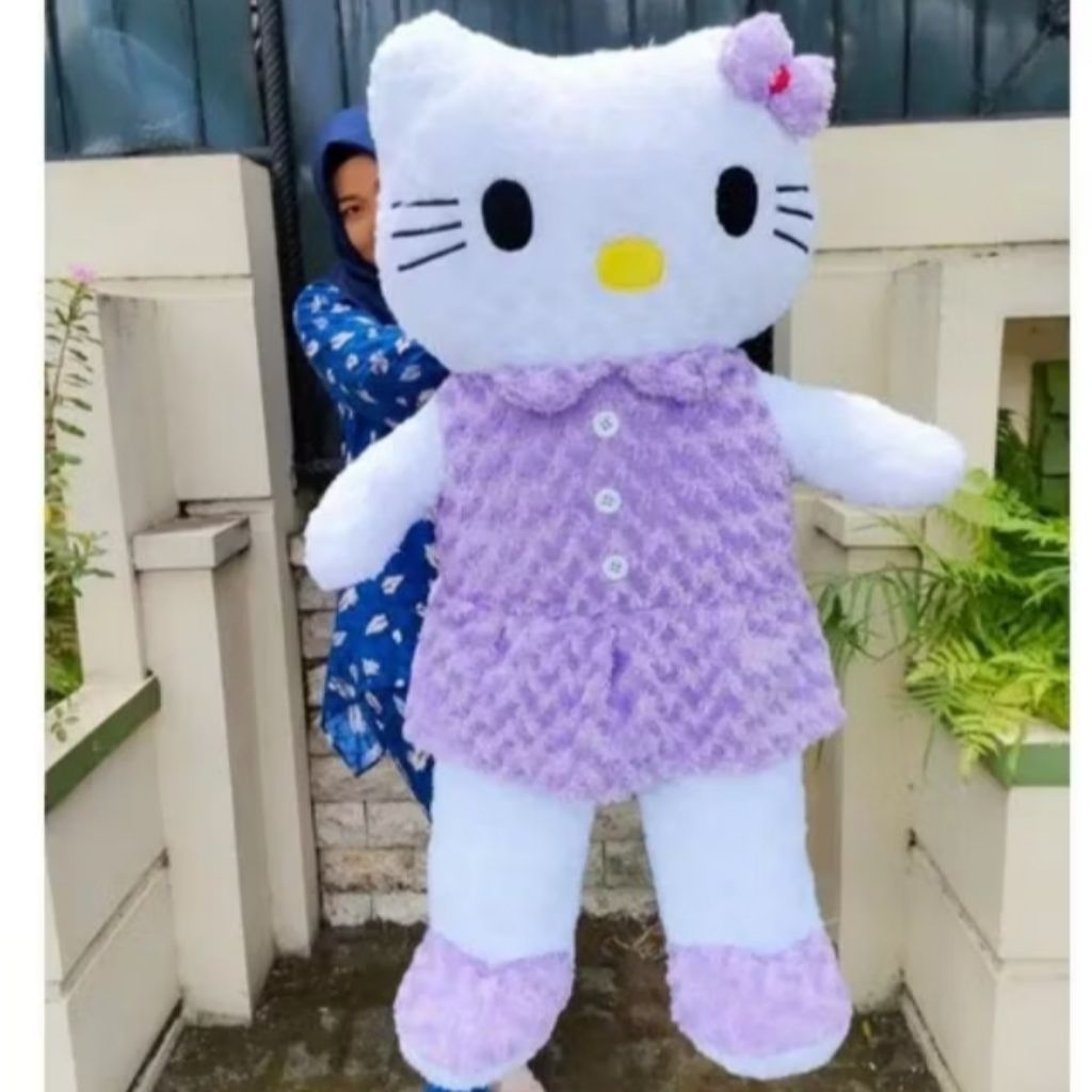 Boneka hello kitty jumbo ukuran 1 meter