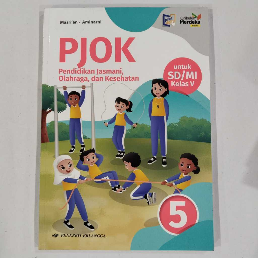 PJOK KELAS 5 SD PENERBIT ERLANGGA KURIKULUM MERDEKA | PENJASKES KELAS 5 ERLANGGA KURMER
