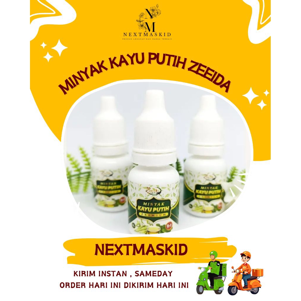 MKPP Minyak Kayu Putih Premium Zeeida Herbal Mengatasi Batuk Flu Pusing