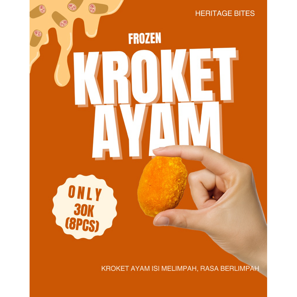 

Heritage Bites - Frozen Kroket Ayam
