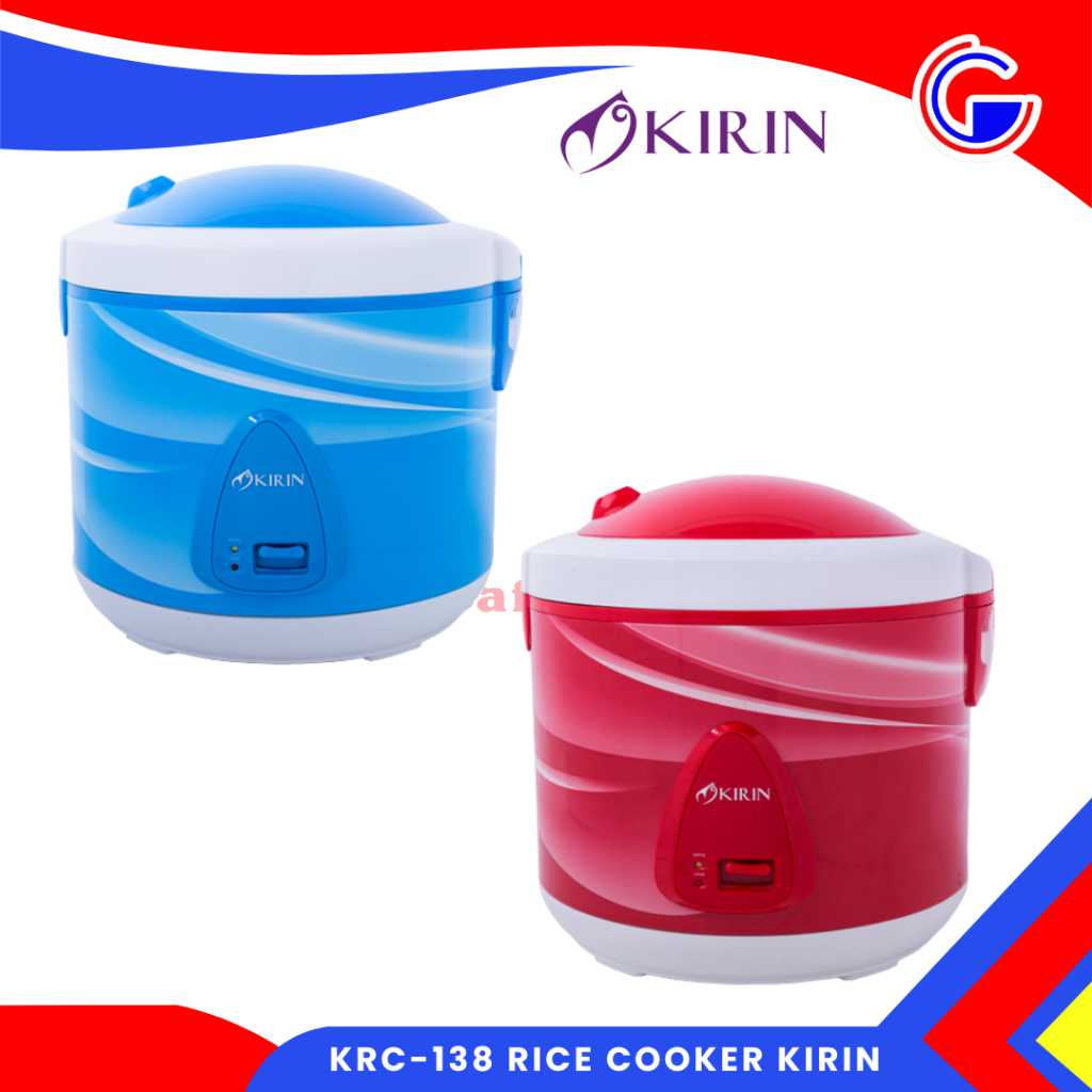 KIRIN RICE COOKER KRC-138 I MAGIC COM LISTRIK ANTI LENGKET I PENANAK NASI SERBAGUNA 2L