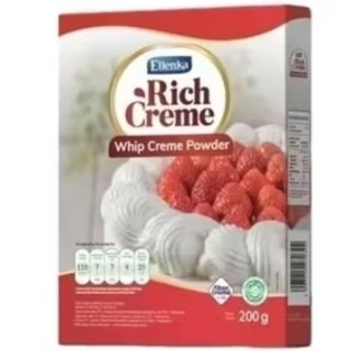 

WHIP CREAM ELLENKA 200 GR / ELLENKA WHIP CREAM 200GR