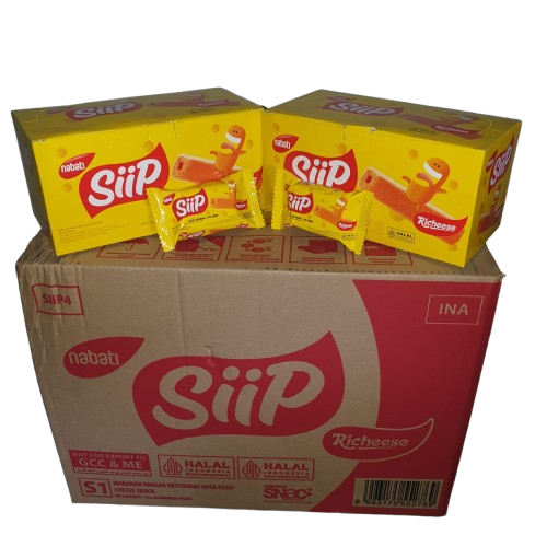 

Richeese Nabati SIIP 4 Gram 1 Dus 240 pcs