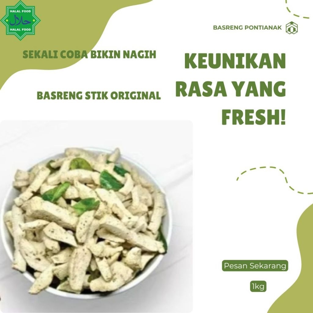 

Stik Basreng Gurih Renyah | Basreng Original | Basreng Pontianak