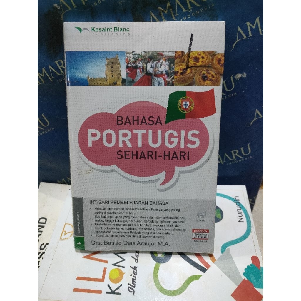 ORIGINAL BUKU BAHASA PORTUGIS SEHARI-HARI BONUS CD DRS BASILIO