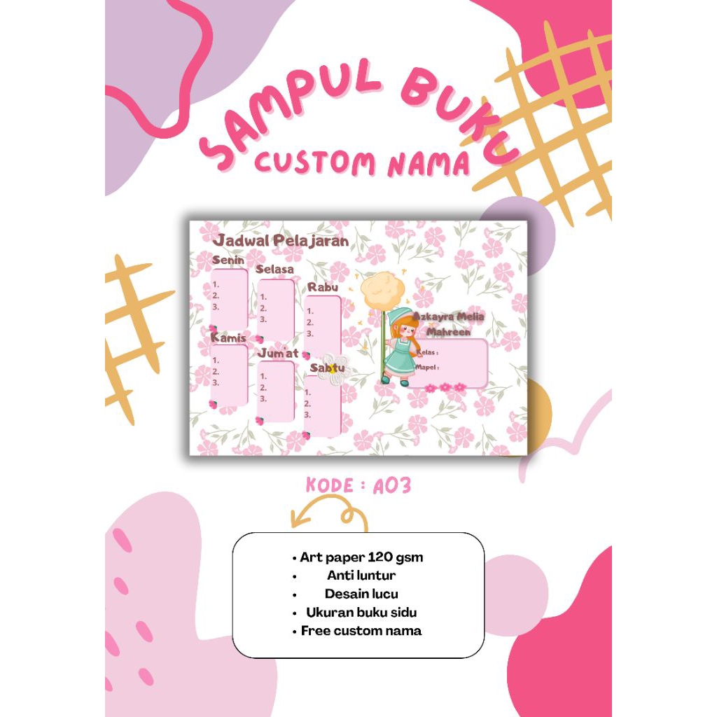 

SAMPUL BUKU ANAK PEREMPUAN// SAMPUL BUKU ANAK CUSTOM