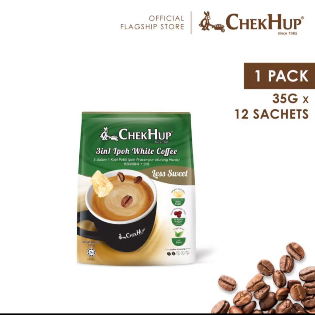 

CHEK HUP 3IN1 IPOH WHITE COFFEE LESS SUGAR