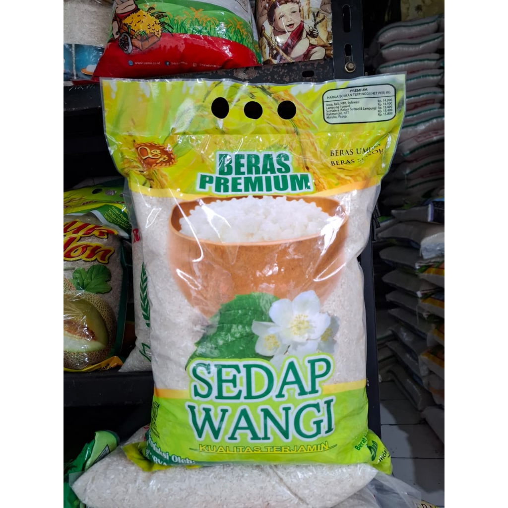 

Beras Premium Sedap Wangi 5kg