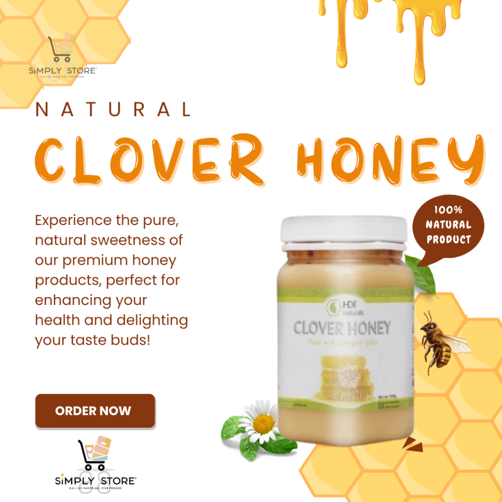 

Promo Clover Honey 1 kg Exp 2028