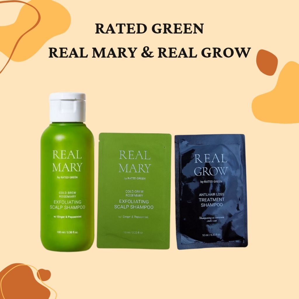 Rated Green Real Mary Exfoliating Scalp Shampoo | Real Grow Anti Hair Loss