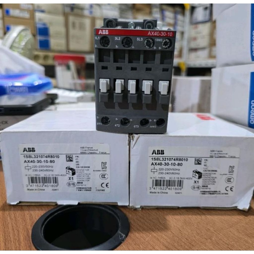 KONTAKTOR/CONTACTOR ABB AX40-30-10-80 220V/AX40-30-10-80 ABB ORIGINAL