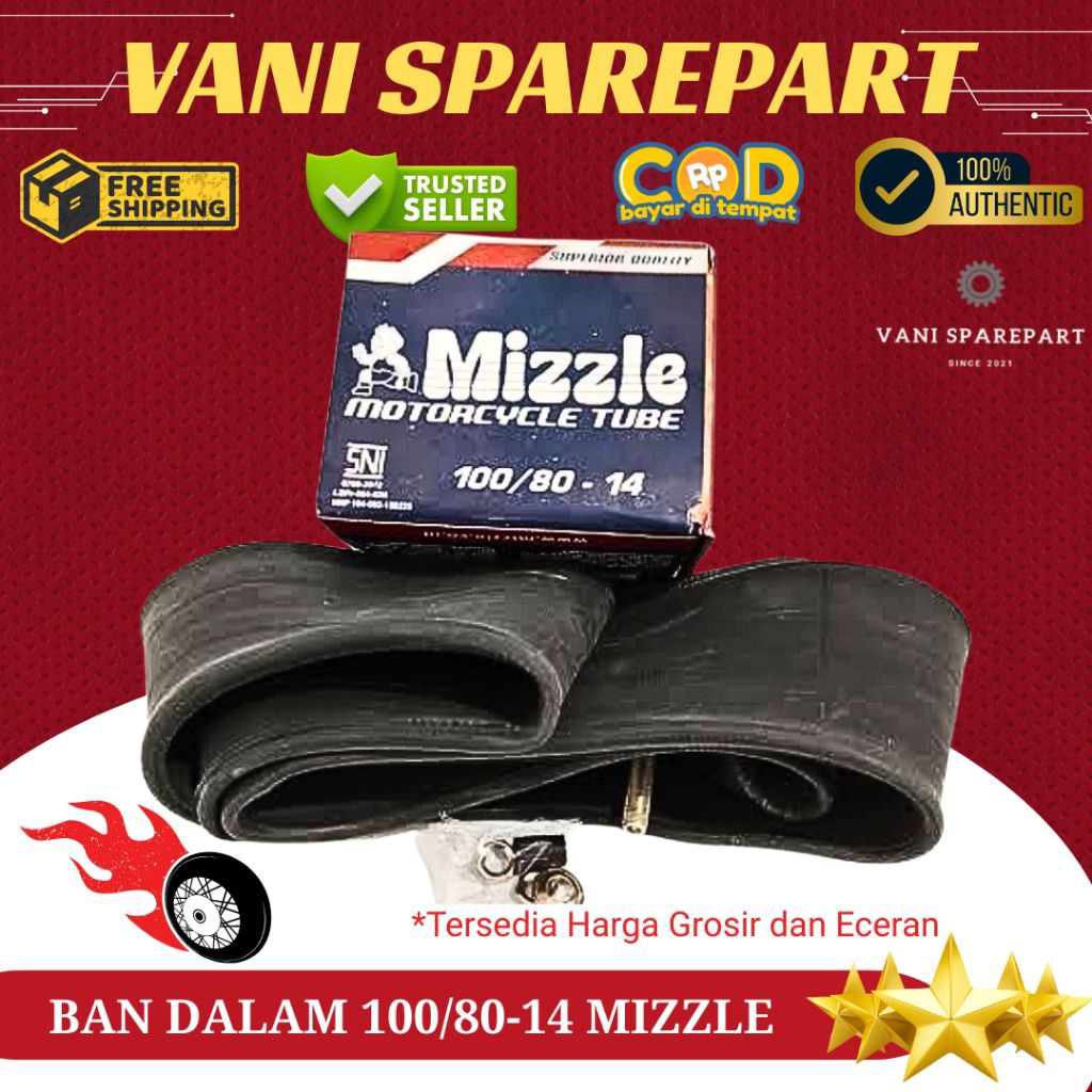 BAN DALAM 100/80-14 MIZZLE