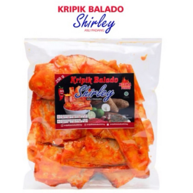 

Kripik Balado Shirley Extra Pedas 250gr | Sanjay Balado Extra Pedas