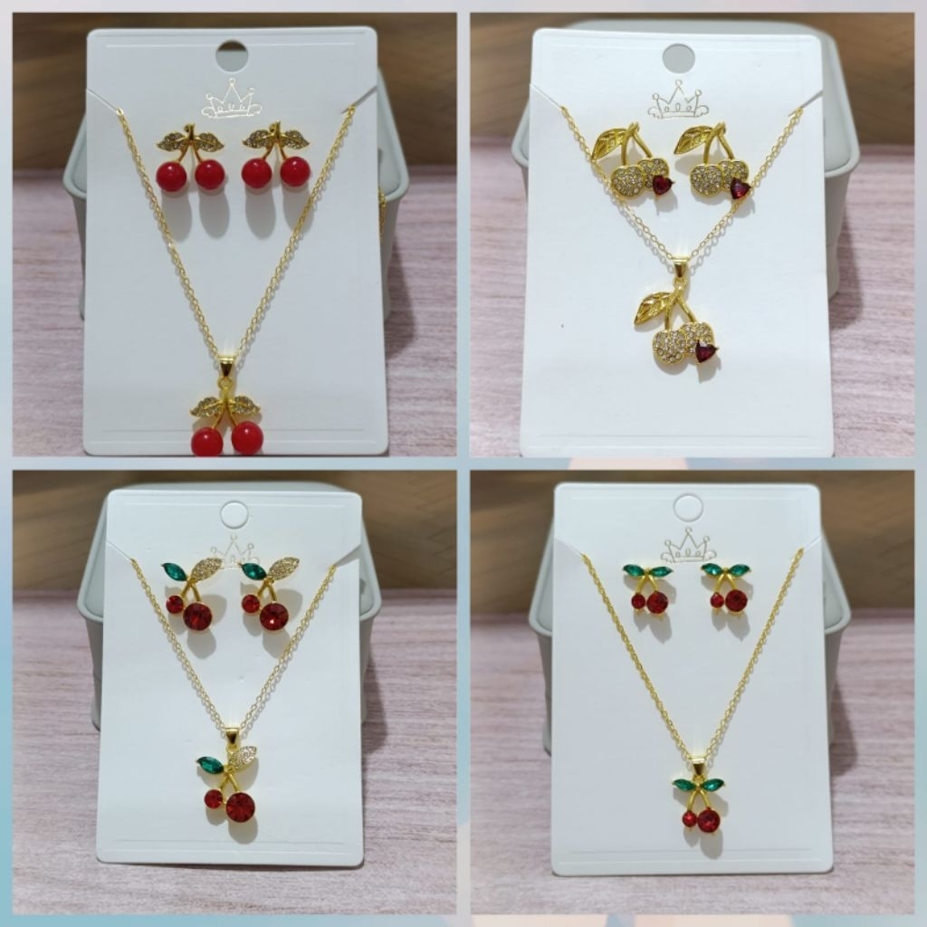 Kalung Set Xp/Kalung Set+Anting Berbahan Xp