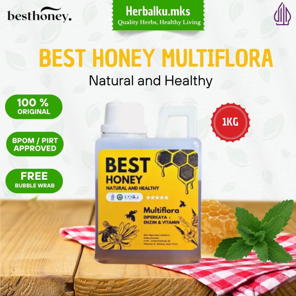 

Best Honey Madu Asli Madu Multiflora Original 1 KG