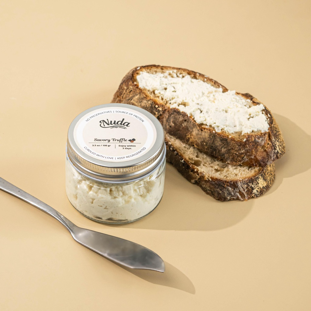 

Nuda Cottage Cheese Savory Truffle | Keju Sehat Tinggi Protein Rendah Lemak Rasa Premium