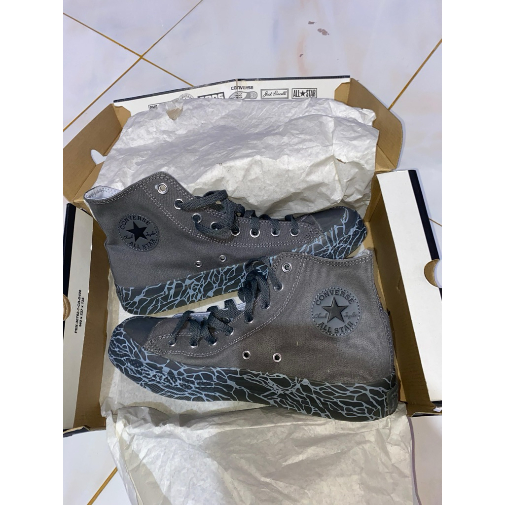 ORIGINAL CONVERSE CHUCK TAYLOR ALL STAR CX TONAL BARK IRON GREY Hi