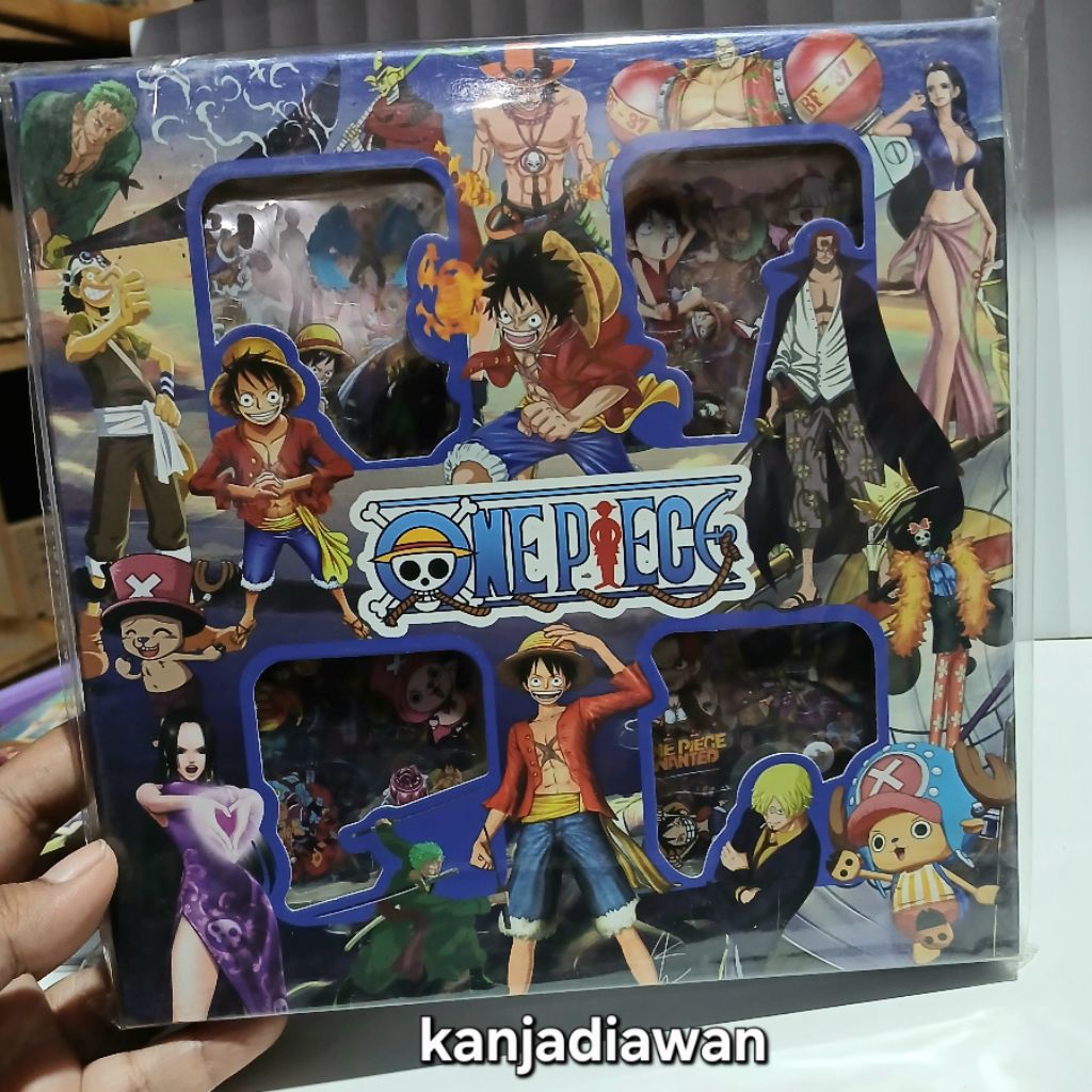 

Stiker Transparan One Piece 1 box Stiker Botol Frozen