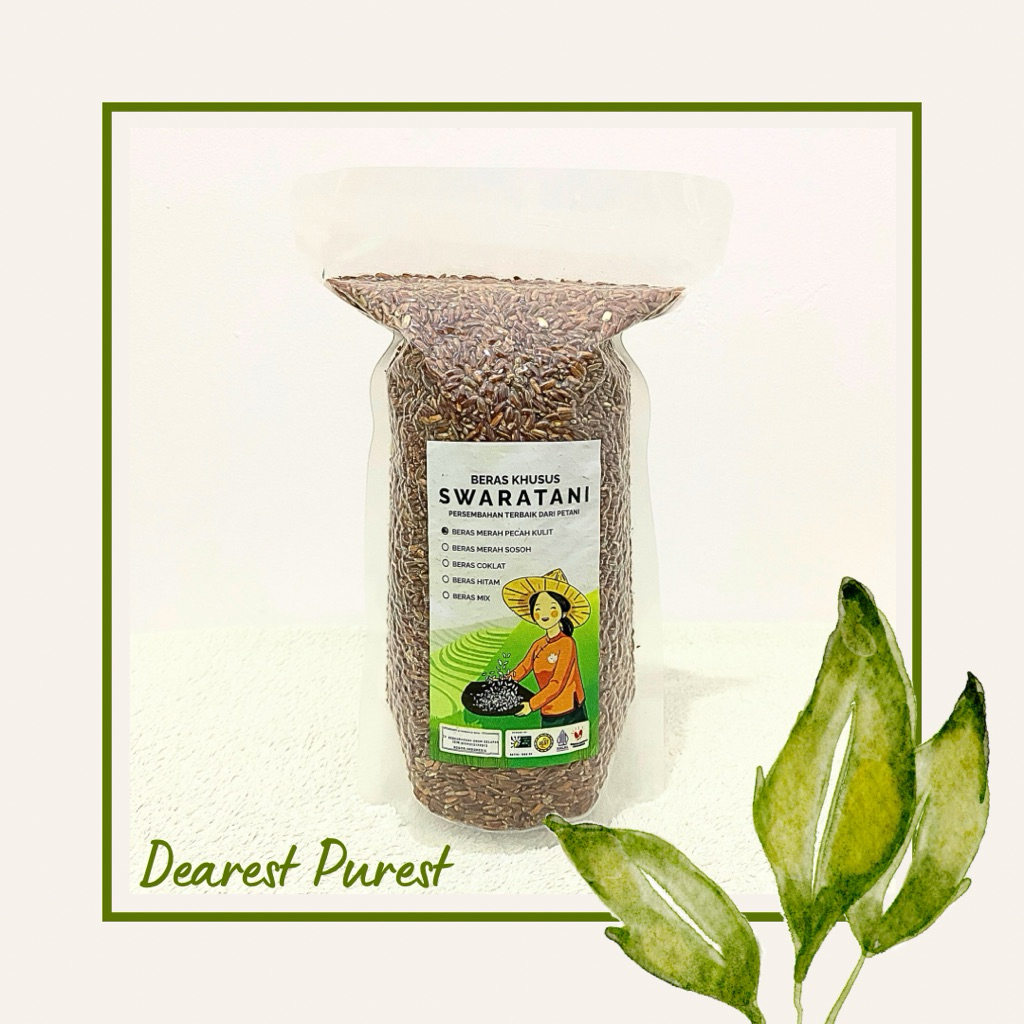 

Beras Merah Pecah Kulit Organik Rice Swaratani