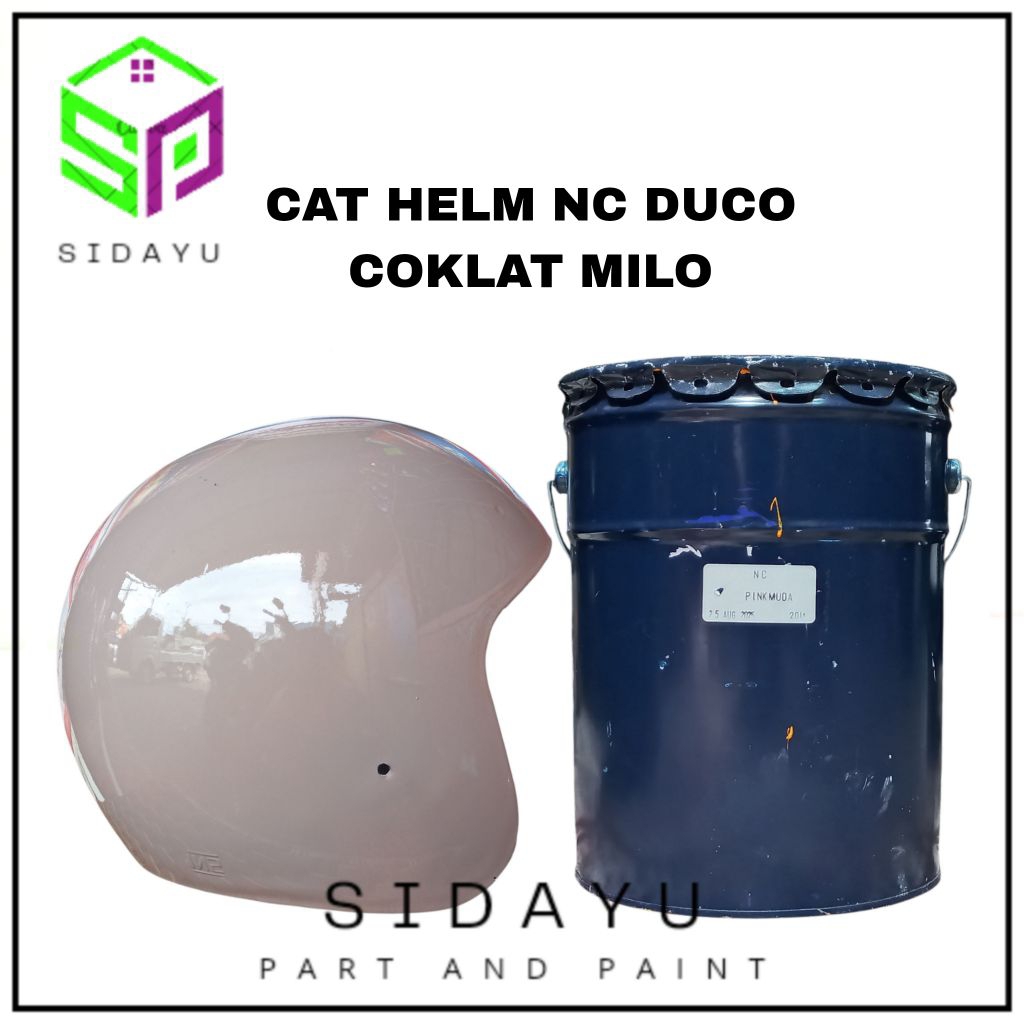 Cat Helm NC Duco Jepang Coklat Milo