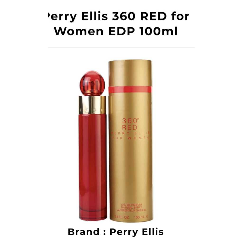 ORIGINAL PARFUM PERRY ELLIS 360 RED WOMAN EDP 100ml