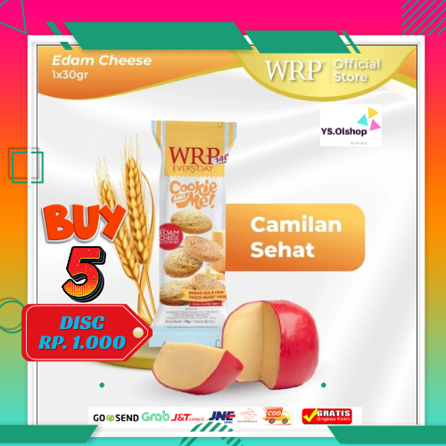 

WRP Keju Edam Cheese Cookies 30g - Camilan Diet