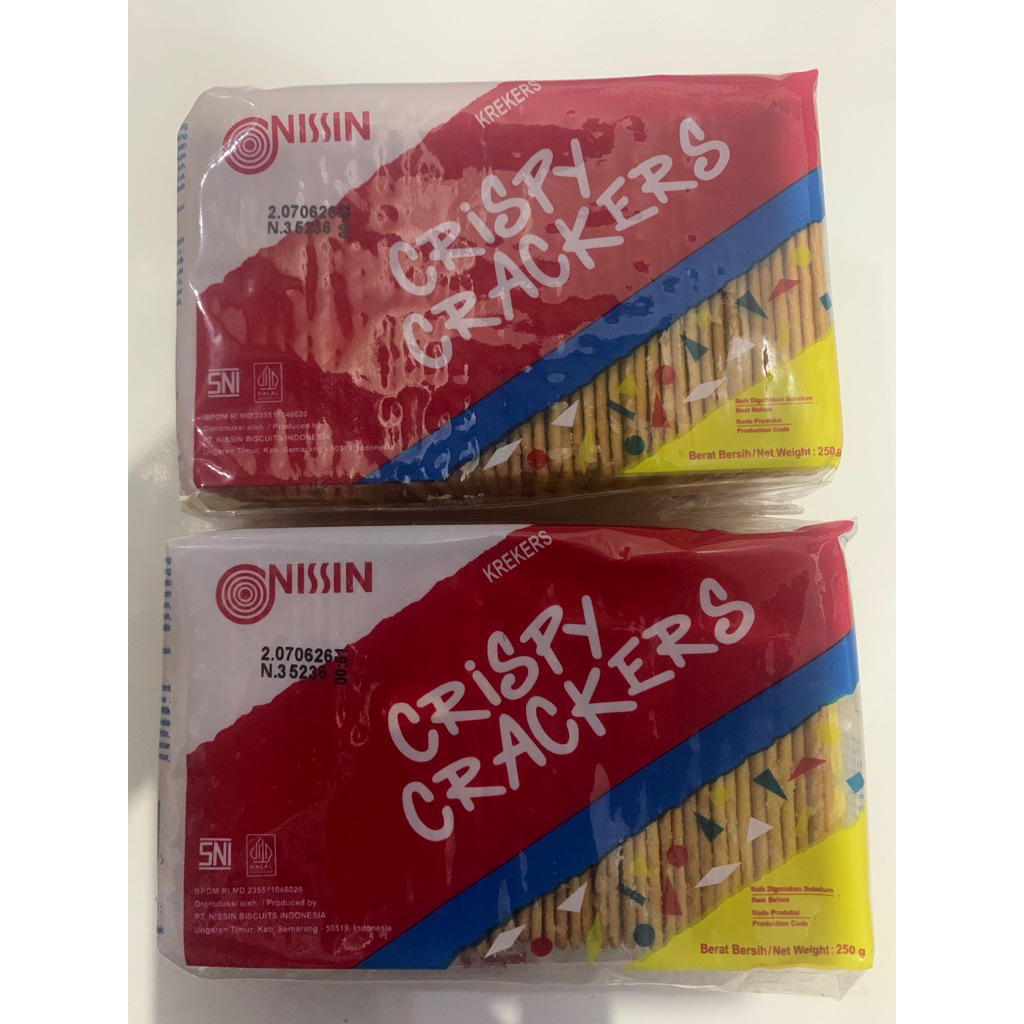 

NISSIN CRISPY CRACKERS 250g