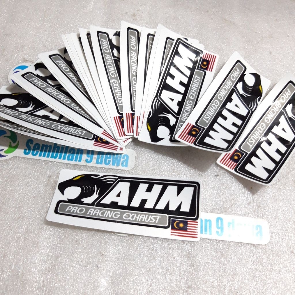 

stiker AHM MALAYSIA laminasi glossy ( 1 pcs)