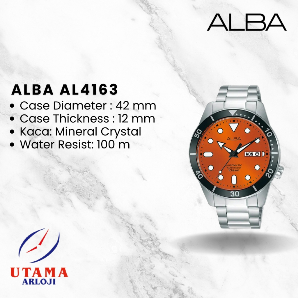 ALBA Mechanical AL4163 Jam Tangan Otomatis Pria