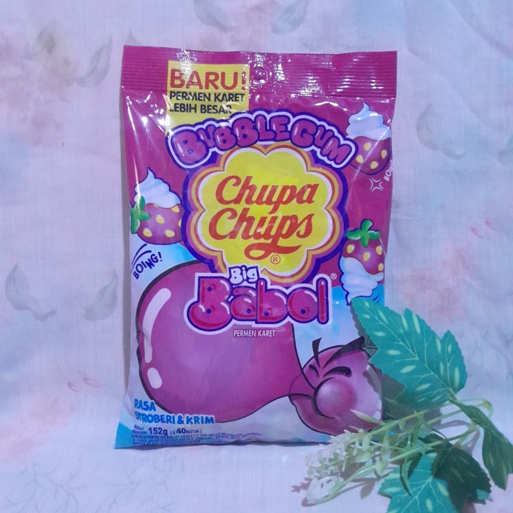 

PERMEN LOLIPOP CHUPA CHUPS BIG BABOL / RASA STRAWBERRY CREAM / 1 BUNGKUS ISI 42 BUTIR